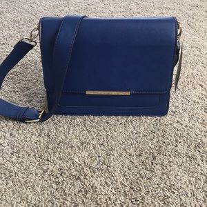 Blue shoulder/crossbody bag